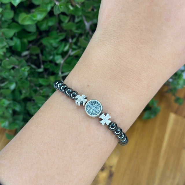 Pulseira Hematita São Bento