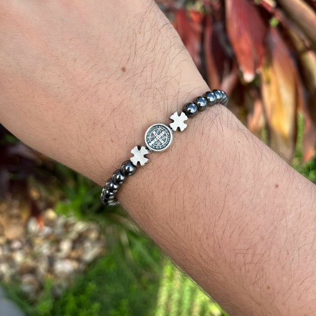 Pulseira Hematita São Bento